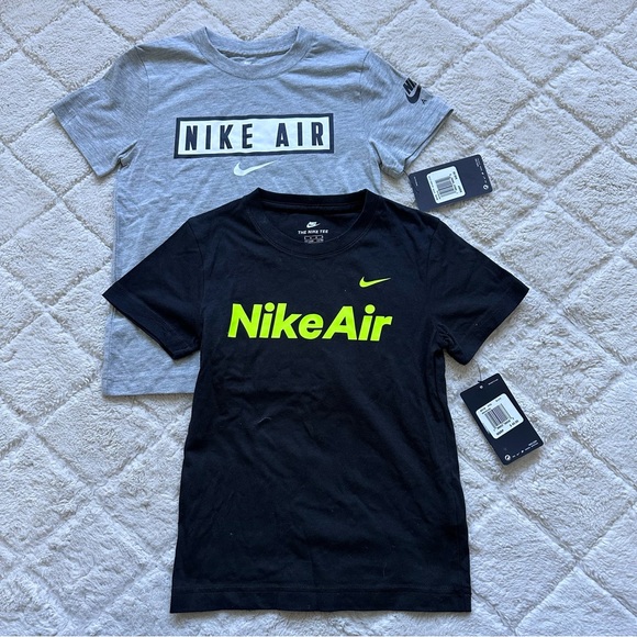 Nike Air | Black And Gray Graphic Nike Air "The Nike Tee" | Size 6 - Picture 1 of 7